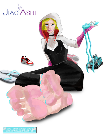 Adult Spider-Gwen Across the Spiderverse